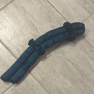 Blue Satin Hair Rollers